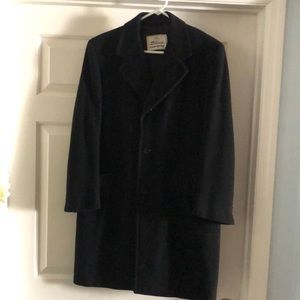 Vintage Stroock Kashmora cashmere and wool men’s coat.